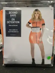 Behind The Bars Women Costume Adult XLarge 14-16 #4406