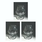 Remy Martin Cognac 3 x Large Brandy Snifter Glasses 400m1 BNWOB MAN CAVE