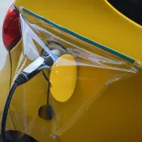 在飛比找蝦皮購物優惠-新能源汽車充電防雨布設備前檔風玻璃保護罩下雨天充電防雨比亞迪