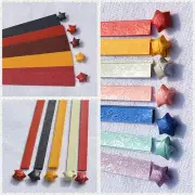Thick embossed Lucky Star Folding Origami Paper strip ,US SELLER!