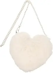 [Holibanna] Cute Plush Heart Crossbody Bag Messenger Bag for Women Polene for Women Shoulder for Daypack for Stylish Purse
