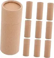10Pcs Paper Tubes for Tea Packaging Craft Paper Containers for Compact Portable Storage for Travel Creative Projects