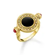 Genuine THOMAS SABO Rotating Coin Gold Ring
