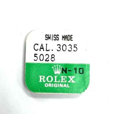 Rolex Caliber 3035 5028 N-10 Crown Wheel New Factory Sealed Watch Part