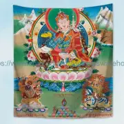 Guru Rinpoch Padmasambhava Tibetan thangka wall tapestry art bedroom