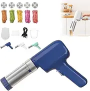 [Generic] Electric Idiyappam Maker, 5-in-1 Cordless Pasta Machine, Blue
