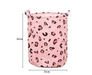 New Print large Laundry Basket Portable Foldable Home Laundry Storage Bag Cotton Linen Hamper for Kids Toys Dirty Clothes Basket Colour J-45X35CM
