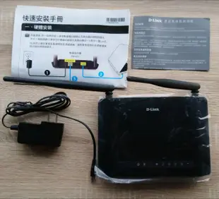 二手 D-LINK 友訊 DIR-612 Wireless N300 無線寬頻路由器