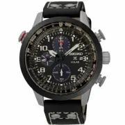 SEIKO ProspeX SSC423P1 Solar Watch Leather Pilot Chronograph V176 FlightMaster