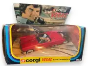 Vintage Corgi Vegas Ford Thunderbird 348 in Box 1980 Diecast Car
