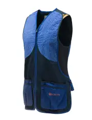 Beretta Shooting Vest - Dt11 Microsuede Slide Blue #gt063-t1553-0530