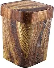 MYCENSE Trash Can Garbage Container Bin Multipurpose Rustic Rubbish Bin Recycling Bin for Bathroom Office Kitchen Home Bedroom