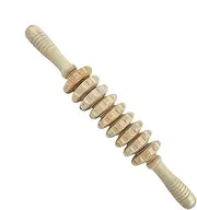 Wooden Massage Roller | Nine-Wheeled Cellulite Massage Roller - Manual Bead Massager Relaxing Accessories for Women, Men, Teens, Youth