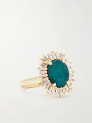 [Suzanne Kalan] Suzanne Kalan - 18-karat Gold, Opal And Diamond Ring - 7 7 Gold