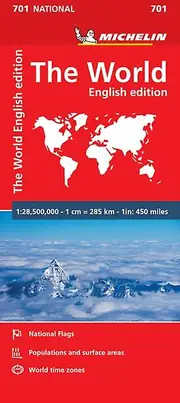 The World Michelin National Map 701 by Michelin Paperback Book