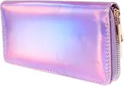 [TINEASUR] Wallet Zippered Coin Pocket Sparkling Sequins Long Purse Clutch Bag for Women