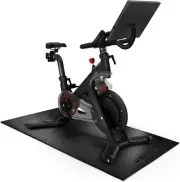 Spin Shield Pro Fitness Mat 6Mm Thick 30” X 60” Non-Slip Exercise for Peloton