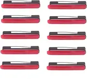 KONTONTY Pcs Id Tag Keepers Adhesive Pin Backs for Safety Worker Badges Plastic Bar Pins Easy to Use Self-adhesive Size l