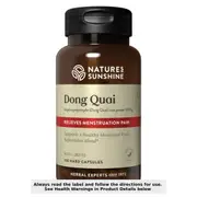 Nature's Sunshine Dong Quai 520mg 100 Capsules