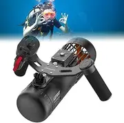 Underwater Scooter with Action Camera Mount Sea Scooter 40M Safety Waterproof 3 Level Speed Rechargeable Electric Surfboard for Shallow Dives Snorkeling Adventures and Chasing Fish Black