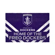 AFL Front Back Door Welcome Entry Mat - Fremantle Dockers - 61cm x 41cm