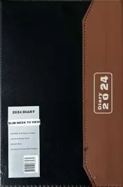 2024 Dairy B6 Week to View Year Diary Planner Slim Diary 2024