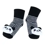 Panda - Irresistibly Cute Baby Girl 3D Bootie Socks / Non Slip 0-129298