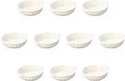 Set of 10 NB401 5 1/2 Au Gratin [ 6.7 x 5.5 x 1.4 inches (17 x 14 x 3.5 cm) | Ceramic Au Gratin Dish (Setomonohonpo)