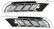 LED DRL Daytime Running Light Front Fog Lamps w/Turn Signal Assembly Accessories Compatible With Nissan Kicks 2016 2017 2018 2019 2020
