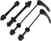 1 Pair Bike Quick Release Skewer Axle Wheel Hub Hollow Shaft Front/Rear Set Fit for Mountain Bike, MTB