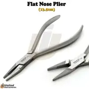 Dental Orthodontic Flat Nose Plier Jewellery Craft Beading Serrated Jaw Plier CE