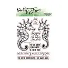 Picket Fence Studios Seahorses of the Sea Coordinating Die*