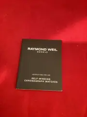 Raymond Weil Self-Winding Chronograph Watches Instructions Manual Booklet