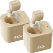 ITE Mini Ear Amplifier Rechargeable Microtron Set - So Small It's Barely Visibl