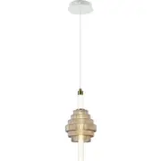 CLA Lighting Wand Interior LED Tri-CCT Spinning Top Pendant Light IP20 Amber