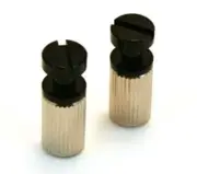 NEW - Stop Tailpiece Studs & Anchors For Gibson - BLACK