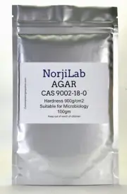 Agar Agar Powder Mycology Microbiology 100gm NorjiLab