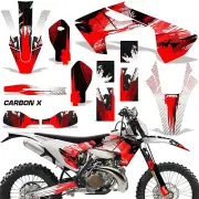 Custom MX Decal Kit Husqvarna TE/FE/TX All Models 17-19 CARBONX RED