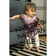 New Plymouth Yarn Design 2690 Baby Toddler Pointed Hem Pullover Knitting Pattern