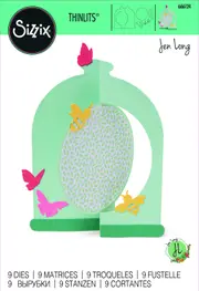 Sizzix Card, Bell Jar Thinlits Die Set