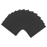Foam Sheets Crafts 11x8 Inch 2mm EVA Craft Foam Paper Sheets, Black, 12 Sheets