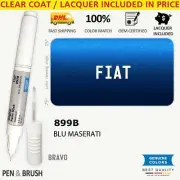 899B Touch Up Paint for Fiat Teal BRAVO 899/B BLU MASERATI Pen Stick Scratch Chi