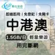 【數位旅遊】中港澳上網卡4天．每日1.5GB｜中國、香港、澳門