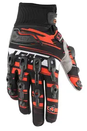 Leatt AirFlex Wind Gloves, black-orange, Size XS for Men Black Orange