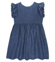 [Il Gufo] Il Gufo Linen dress Y 6 blue