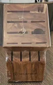 WÜSTHOF 13-Slot Mega Knife Block | Acacia | Brand New | Factory Sealed