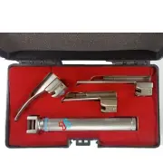 Laryngoscope Baby Miller Set Blade #00 #0 & Mac Baby#1 With Small Handle & Box