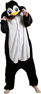 [FashionFits] Men's Pajama Costume Jumpsuit Cosplay Party Homewear S(Height: 148-158Cm/58-62In) Penguin Without Shoes