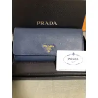 在飛比找蝦皮購物優惠-Prada 女用長夾