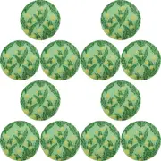 12PK LVD Tempered Glass Trivet Dandelions Home/Kitchenware Decor 20x20cm Green